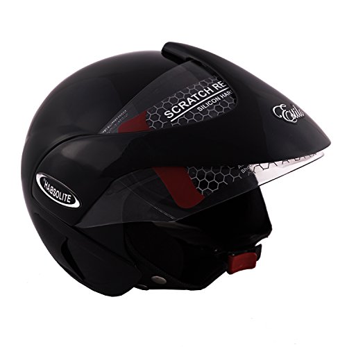 Autofy Habsolite Estilo Glossy Flip Up Helmet (Black, M) RS.917.69 (52.00% Off) - Amazon