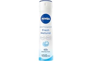 NIVEA Fresh Natural dezodorant w opakowaniu 1 x 150 ml, antyperspirant zapewnia uczucie świeżości skóry, bez aluminium dezodorant z ekstraktami morskimi