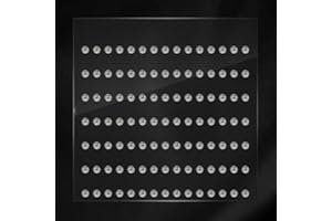 FIGUWORLD 105er Inlay passend für IKEA SANNAHED Rahmen 50 x 50 Designed für Lego® minifiguren Platz für 105 Figuren