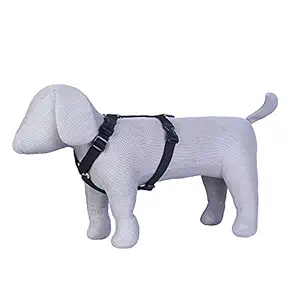 Pets Like Dog Polyester Full Harness Black(Large) (GE-PL0014B)