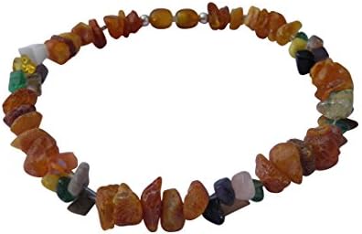 00599.12d Amber Amber Necklace Gemstone Mix 24 cm The Dog Amberdog