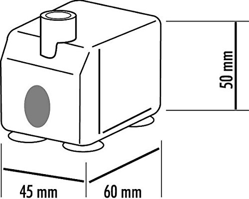Seliger Indoorpumpe Pumpe 400 L mit Licht, 50 x 45 x 60 mm - 3
