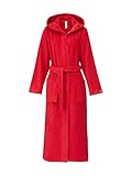 große, aufgesetzte Taschen Taubert Sauna Women Bademantel mit Kapuze Länge 130 cm Damen