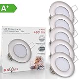 Durch einen integrierten Trafo können die ultra-flachen Einbauleuchten einfach an Ihren 230 Volt Anschluss angeschlossen werden. Ein Farbwiedergabewert von CRI>80 verspricht natürliche Farben direkt nach dem Einschalten