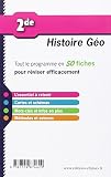 Image de Histoire Géographie Seconde Tout le Programme en 50 Fiches