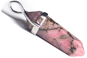 Rhodochrosit Hexagonal Punkt Reiki Anhänger Passende Kette Halskette
