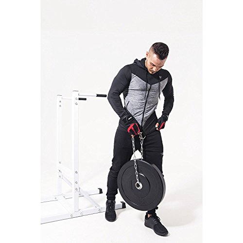 Nylon Dip Gürtel Dipping Belt Dipgürtel inkl. Kette und Karabiner - 5
