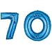 Produktbild Riesige 70. Blaue Zahl Bläst Auf