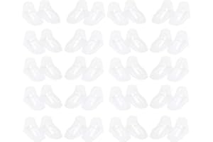 Artibetter 100 pezzi di plastica trasparente per piedi del bambino, esposizione, scarpe e calze, 8 cm