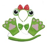 Jun - Juego de Diadema para Disfraz de Rana de Halloween, para niños, Halloween, Halloween,...