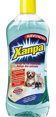 XANPA - Detergente per la casa Speciale per Animali Domestici, per Pavimenti parquet e Marmo, flacone da 1 l
