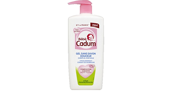 Bebe Cadum Gel Sans Savon Corps Et Cheveux Le Flacon Pompe De 750ml For Multi Item Order Extra Postage Cost Will Be Reimbursed Amazon Co Uk Baby Products
