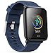 Produktbild Q9 Wasserdichte Sport-Smartwatch für Android/iOS mit Herzfrequenz-Monitor, Blutdruck-Funktionen, Korallenblau
