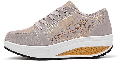 QZBAOSHU Fashion Sneakers for Girls Women Fitness Running Sports Shoes Wedges