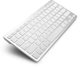 MaK WOrLD Ultra-Slim Ultra Thin, Bluetooth Keyboard for iOS, Android and Windows, Compatible with Tablets, iPad Pro/Air/Mini, Laptop, PC and Other Bluetooth Enable Devices