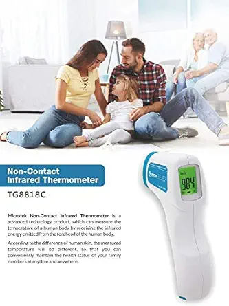 Microtek TG8818C Non-Contact Infrared Thermometer (Pack of 3)