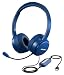 Produktbild Mpow PC Headset, Klinke Headset, USB Headset & 3.5mm Chat Headset,Stereo Sound,Computer Headset mit Mikrofon,Telefon Headset für Skype Teamspeak Mac PC Smartphone Tablet. (Blau)