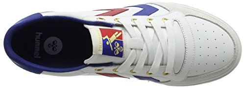 Hummel Sneaker Unisex Erwachsene – STADIL LOW – Freizeitschuh Schwarz & Weiß – Halbschuh Leder / Velour – Klassik Turnschuh – Sneaker Comfort Sohle - 8