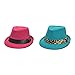 HuaYang Fashion Design Unisex Kids Casual Fedora Panama Hat Cap Trilby(Peach)