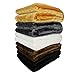 Produktbild Auralum® Elegante Kuscheldecke 100% Polyester Warm Weich und Bequem 210*280cm Schwarz XXXL