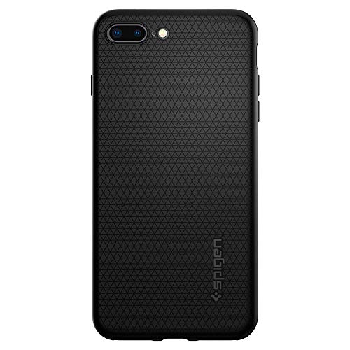 Spigen Liquid Armor - Funda iPhone 8 Plus  2017    Funda iPhone 7 Plus  2016  con Gel de Silicona  Negro