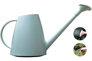 LOYUYU 1.8L Réservoir d'eau en Plastique Petite Plante De Jardin Intérieure Et Extérieure Légère Et Mignonne, Réservoir d'eau avec Pomme De Douche Bleu