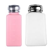 Well-Goal 2pcs New Empty Pump Dispenser For Nail Art Polish Remover Bottle