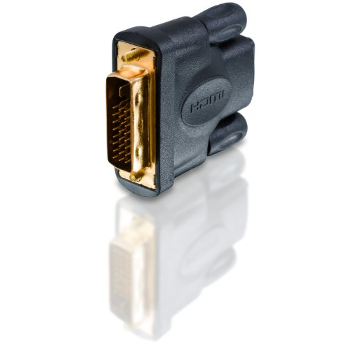 CSL – HDMI auf DVI Adapter | DVI-D Stecker (24+1 male) auf HDMI-Buchse | FULL HD | 1080p | Beamer PS3 uvm - 3