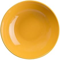 Assiettes à Dessert Secret De Gourmet - Lot De 6, Diamètre 20 Cm, Faïence Jaune - Lavables Au Lave-vaisselle Et Micro-ondes - 3