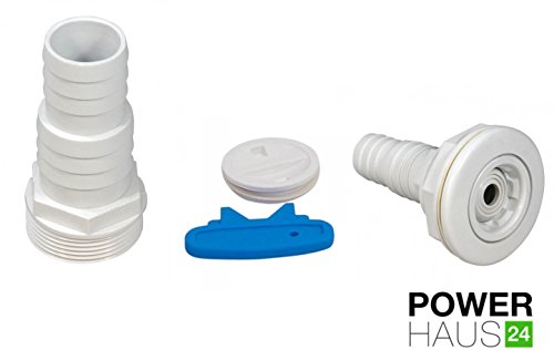 POWERHAUS24 – Premium Skimmer Komplett Set mit Einströmdüse, Saugplatte, Rahmenblenden, Lippendichtung, Schlauchtülle und allen Dichtungen - 4