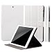 Produktbild Samsung Galaxy Tab S2 8.0 | iCues Manzano Tasche | 360° Standfunktion Peacock Weiß | Premium Stand Extra Leicht sehr Dünn Leder - Imitat Book Klapphülle Schutz Etui zum aufklappen Flip Case Schutzhülle Booklet Hülle Wallet
