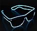Price comparison product image Liroyal LED Light Up Glasses for Rave Costume Party with Battery case Controller