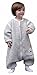 Produktbild babySchläfsack langarm winter kinderSchlafsackHund mit Füßen Baumwolle Junge Mädchen unisex ganzjahres Schlafanzug .Neugeborene pyjama/overall /Strampler(80cm.90cm,100cm.0-4 Jahre ) (M:90cm 1-3Jahre, Grau)