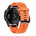 Produktbild Happy Event Gurtkompatibel für Garmin Fenix   5X / 5X Plus/Fenix   3/3 HR, TPU-verstellbares Ersatzgurt-Fitness-Armband