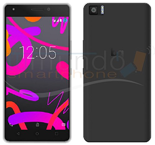 FUNDA de GEL TPU para BQ AQUARIS M 2017  M5 5 COLOR 100   TRANSPARENTE