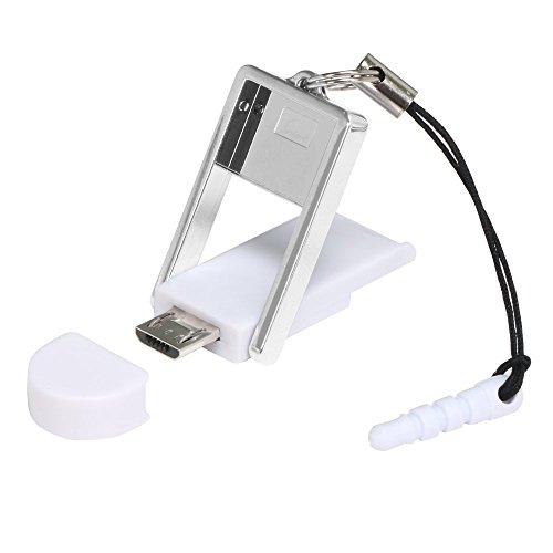 TRIXES Micro-SD-Kartenleser mit USB-Anschluss für PC und Micro USB OTG für Smartphones und Tablets - 4