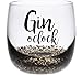 Price comparison product image Yohoba Gin O'Clock Vinyl Decal Wine Tumbler Drinking Glass Stickers
