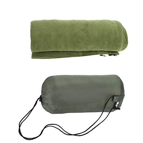 MAGT Sac De Couchage en Molleton Polaire, Doublure De Sac De Couchage À Glissière Anti-Peluches en Laine Polaire Chaude Et Confortable pour Adultes Et Enfants Camping en Plein Air Randonnée Voyager