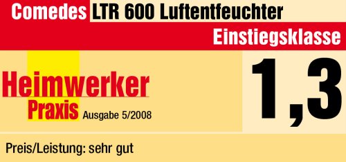 Comedes LTR 600 Luftentfeuchter, Bautrockner – Speziell für Kellerräume – bis zu 31 Liter pro Tag (Raumgröße bis zu 200 m²) - 4