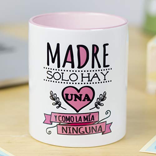 La Mente Es Maravillosa Taza Con Frase Y Dibujo Divertido Madre Solo Hay Una Y Como La Mía Ninguna Regalo Original Para Mamá -
