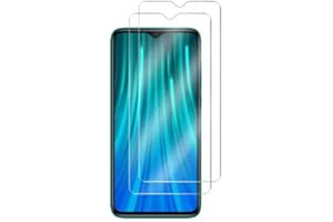 CRACKSIN Folia pancerna kompatybilna z Xiaomi Redmi Note 8 Pro [2 sztuki] folia ochronna na wyświetlacz, folia ochronna [bez szkła] szkło pancerne 100% czujnik linii papilarnych, szkło nano 9H