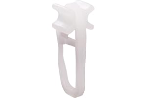 deco-raum Folding Gliders X-Gliders Pack of 50 with Folding Hooks for Curtain Rails for 6 mm Inner Track Rails Loop Gliders