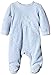 Bellybutton Kids Baby Boys 1572638 Crew Neck Long Sleeve Footies, Blue (sky Melange Blue 8889), 0-3 Months (Manufacturer size: 56)