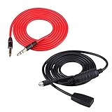 Profi AUX-IN-Kabel --kommt mit rot MP3-Kabel und einem schwarz AUX-Input-Mode-Kabel, 100% nagelneu und hohe Qualität, langlebig zu bedienen