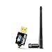 Price comparison product image Wifi Dongle - NeKan 2.4G/150Mbps +5G/433Mbps Portable Dual Band Antenna Usb Wireless Wifi Adapter Network Wlan Card for Windows XP/Vista/7/8/10 (32/64bits) MAC OS
