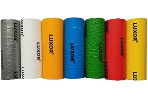 KD89 Solides Luxor Polierpasten-Set, 7-teilig, für alle ferösen Metalle, Nichtferose, Edelmetalle, Lacke aus Harz und Kunststoffen – Ø 30 x 80 mm, mehrfarbig, Vielseitig