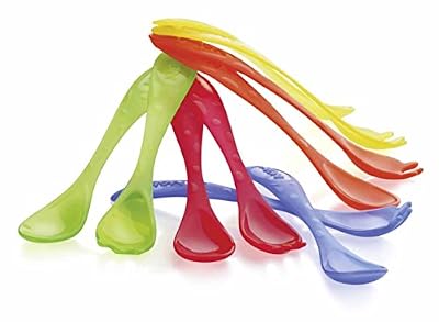 Nûby ID94026 Fourchette/Cuillère d’Apprentissage 9+ Mois