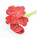 Produktbild Igemy Künstlich Mini Echt Berühren Mohnblumen Blumen Dekorativ Strauß zum Zuhause Dekor (red)