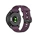 Produktbild Happysdh Armband kompatibel mit Garmin Forerunner 945/935/Fenix 5/Plus,Smartwatch Zubehör Silikon Ersatzarmband Armbänder Smartwatch für Männer Frauen (Lila)