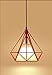 Produktbild Good quality Vintage Pendelleuchte Industrial Moderne romantische LED Pendelleuchte Deckenleuchte für Restaurant Cafe Barber Shop Mariendistel Shop Single Red Einstellbare Hanging Wire Länge 650mm Durchmesser 450mm